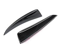 Side Skirts Edge Guards For Benz A Class W177 A180 A200 A220 A250 A35 A45 2019-2023 Front Bumper Fog Lamp Side Canards Fin Lip Splitter Air(Carbon Look)