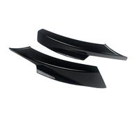 Side Skirts Edge Guards For BMW 3 Series E90 320i 330i Tech LCI 2009 2010 2011 2012 Fog Lamp Cover Trim Front Canards Splitter(Black)