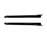 Side Skirts Edge Guards For BMW For X3 For X4 G01 G02 Sport 2018-2024 Car Side Skirt Bumper Spoiler Splitter Protector Extension Lip(Glossy black)