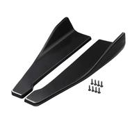 Side Skirts Extension For BMW 3 Series E46 E90 E91 E92 E93 F30 F31 F34 F35 G20 G21 G28 48cm Car Spoiler Transverse Bumper Rear Skirt Protection Plate(Black)