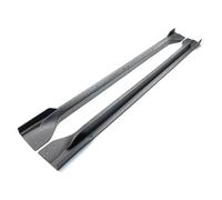 Side Skirts Extension For Jeep For Grand For Cherokee For SRT For SRT8 For Trackhawk 2012-2021 Car Side Skirt Extension Splitter A Pair Plate Lip Bumper Winglet(Matte Black Skirt)