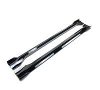 Side Skirts Extension For Jeep For Grand For Cherokee For SRT For SRT8 For Trackhawk 2012-2021 Car Side Skirt Extension Splitter A Pair Plate Lip Bumper Winglet(Glossy Black Skirt)