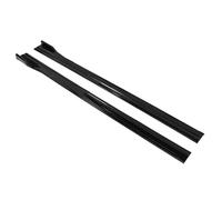 Side Skirts Extension For Kia For Mazda For BMW Car Side Skirt Adjustable Bumper Carbon Fiber Modifiedextension Rocker Plate Lip(Glossy Black218)