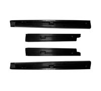 Side Skirts Extension For VW For Caddy For Mk5 2020 2021 2022 2023 ABS Side Bumper Skirt Lip Extension Rocker Plate Separator Glossy Black