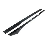 Side Skirts Extensions Spoiler Carbon Fiber Look Body Kits For BMW F22 2 SERIES F87 F23 2016 Onwards Front Bumper Lip Spoiler