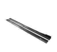 Side Skirts For Benz W211 W212 C200 C250 C300 C350 C63 8PCS 2m/2.18m Side Skirt Extension Rocker Plate Lip Separator Bumper Universal Car Accessories(Carbon Fiber Look,2.18m)