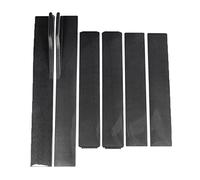 Side Skirts For Benz W211 W212 W213 E-Class E220 E250 E350 E280 E300 E63 AMG 1 Pair 2M Universal Car Side Skirts Extension Rocker Panels Lip Splitters(B-Model Carbon Fiber)