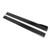 Side Skirts For BMW 6pcs 2m/2.2m Universal Car Side Skirts Winglet Extensions Splitters Body Apron Lip Carbon Look/Black(2m Black)