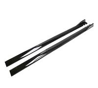 Side Skirts For BMW F30 F35 F31 F20 E87 E88 Universal Side Skirts Extension Diffuser Bodykit Car Styling Exterior Accessories(200cm Black)
