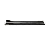Side Skirts For BMW Universal 1Pair 2M Side Skirts Extension Rocker Panels Lip Splitters ABS Car Exterior Accessories Car Styling(D-Model Black)