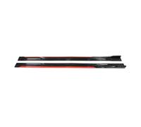 Side Skirts For Cars 2M Car Side Skirt Extension Plate Lip Separator Bumper 2.18M Racing Spoiler For FOCUS For RS(200cm b)