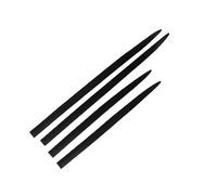 Side Skirts For Cars 4piece Full Black Car Door Protector Universal Body Anti-scratch Decorative Sticker Side For Edge Guard Protection Soft Strip