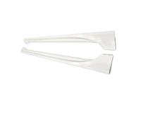 Side Skirts For Cars For Mazda3 For Axela 2014 2015 2016 2017 2018 2019 2Piece/1Set ABS Paint Side Skirts Protector Cover(White)