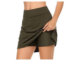 Side Skirts for Cars Universal for Active Performance Skirt Tennis Sport Running Women's Lightweight Skort Skirt Snow Skirt for Jacket (Army Green, M)