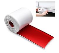 Side Skirts for Cars Universal,Side Skirts Anti-Scratch.Universal Rubber Anti-Scratch Side Skirts Edge Guards.Protector for Sedans, Truck, SUV,Rubber Bumper Protector 8CMx4M(White)
