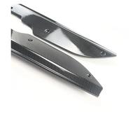 Side Skirts For Corvette For C8 For Stingray Z51 2020-2024 Carbon Fiber Look Glossy Black Body Kit Car Side Skirts Extension(Carbon Look)