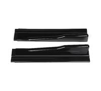 Side Skirts For For Mustang For Focus RS ST For Fiesta For Mondeo 8PCS Universal 2.2m Side Skirt Extension Rocker Plate Lip Separator Bumper(Glossy Black)
