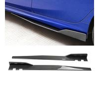 Side Skirts for Mercedes Benz C-class Cabriolet A205 2018-2021 2022 2023, Side Skirt Extensions Panel Splitter Anti Scratch Body Kit, Car Accessories,Bright Carbon Fiber