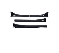 Side Skirts Side Skirt Body Kits For Tesla For Model For Y For Juniper 2025+ ABS Lip Glossy Carbon Black Auto Accessories(Bright Black)