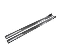 Side Skirts Splitter Lip 2m Car Side Skirt Extensions Side Skirts Winglet Splitters Lip For Clio For Megane For DUSTER For LOGAN For Twingo Side Step Skirt(Carbon Fiber Look)
