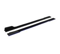 Side Skirts Splitter Lip 2m Car Side Skirt Extensions Spoiler Rocker Lip For Benz W205 W204 W203 W211 W212 W213 W117 C117 W176 For AMG For GTR Side Step Skirt(Blue)