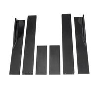 Side Skirts Splitter Lip 2M Side Skirt Extension For Mazda 2 3 5 6 For CX-3 For CX-5 For CX-7 MX5 2000-2022 Apron Splitters Lip Winglet Side Step Skirt(Black)