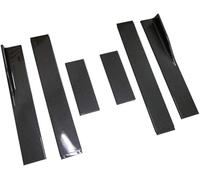 Side Skirts Splitter Lip 2M Side Skirt Extension For Mazda 2 3 5 6 For CX-3 For CX-5 For CX-7 MX5 2000-2022 Apron Splitters Lip Winglet Side Step Skirt(Carbon Fiber Look)