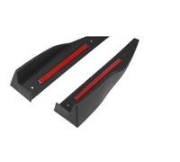 Side Skirts Splitter Lip 2PCS For Mustang For Roush 2015 2016 2017 2018 2019 Black Modified Side Skirt Small Flying Wing Side Step Side Step Skirt
