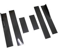 Side Skirts Splitter Lip 78.7"/86.6" Side Skirt Extension Winglet For BMW F10 F11 F32 F33 F36 F30 F80 G30 G31 5 SERIES E61 X5 E70 X6 E71 X1 Side Step Skirt(78.7IN Carbon Look)