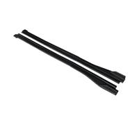Side Skirts Splitter Lip Car Side Skirts Extension Splitters Lip Surrounded Bumper Carbon Fiber Look For Hyundai For Veloster 2013 2014 2015 2016 2017 Side Step Skirt(Matte Black)