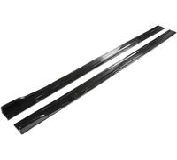 Side Skirts Splitter Lip Side Skirt Extensions Car Side Rocker Splitters Diffuser Winglet Wings For CIVIC For Accord 9TH 10TH EK EG S2000 For FIT For Jazz Side Step Skirt(Glossy Black)