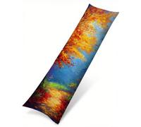 Side Sleeper Pillow Cover Color Cushion Covers 30 x 90 cm Sofa Cushions Covers Forest Large Pillow Cases Linen Improve Sleep Quality, Double-Sided Printing with Invisible Zipper for Bedroom Bed T-2614