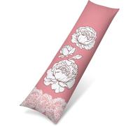 Side Sleeper Pillow Cover Simplicity Cushion Covers Flower Sofa Cushions Covers 30x90cm Large Pillow Cases Velvet Improve Sleep Quality, Double-Sided Printing Invisible Zipper for Sofa Bed, Model1776