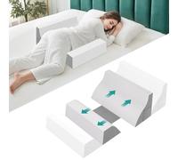 Side Sleeping Trainer Anti Snoring Devices, Anti snoring Pillow 3-Set Solution, Alleviate Snoring by Relaxed Throat Tissues, Lightweight & Comfortable