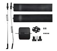 Side Sliding Window Glass Latch Cover Set Compatible With VW Transporter Multivan Caravelle T5 T6 Sliding Door Window Glass Handle Latch Repair Kit 7H0847788A 7H0847781B