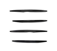 Side Splitter Compatible With Benz GLC GLC260 GLC300 GLC43 For AMG X253 2016 2017 2018 2019 Front Bumper Splitter Canard Fog Light Trim Accessories(4pcs Trin Black)