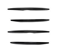Side Splitter Compatible With Benz GLC GLC260 GLC300 GLC43 For AMG X253 2016 2017 2018 2019 Front Bumper Splitter Canard Fog Light Trim(4 Trin Black)
