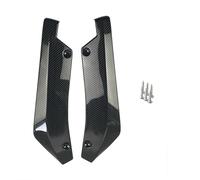 Side Spoiler 2Pcs Universal Car Rear Bumper Lip Spoiler Diffuser Splitter Scratch Protector Universal for Durable Lightweight with 6 Screws Car Body Spoiler(2)