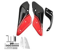 Side spoiler accessories Motorcycle Engine Spoiler Belly Pan Lower Fairing Mounting Bracket For Z900RS Z900 RS SE 2018-2024(Rosso)