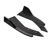 Side Spoiler Body Kit 2pcs Rear Bumper Diffuser Universal Car Side Skirt Lip Splitter Canard Protector Car Front Rear Bumper Strip Lip Accessories(Bright black)