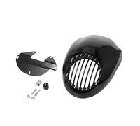 Side Spoiler Cowl For 883 1200 For Mount For Dyna For Sportster XLCH Motorcycle Black Headlight Grill Fairing Cover ABS Plastic Windshield