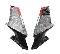 Side Spoiler For Motorcycle Compatible With For Ninja 400 250 For Zx-10r Motorcycle Side Mirrors Winglets Wind For Wing Rotating Rearview Replace