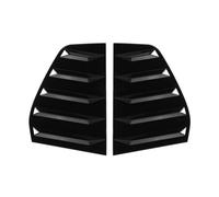 Side Spoiler For VW for Golf 6 MK6 MK6.5 GTI GTD R for R-Line 2009-2013 2PCS/Set Rear Window Quarter Shutter Cover Trim Car Body Spoiler(Glossy Black)