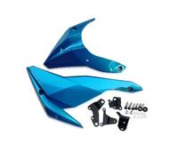 Side Spoiler Front Fairing For Z400 Z500 400 2018-2023 Cover Motorcycle Belly Pan Engine Spoiler Lower Fairing Body Frame Panel Protector(Blue)