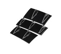 Side Spoilers For A4 B8 A6 Universal Spoiler General Shark Fin Three-Section Car Rear Bumper Lip 7-Fin Diffuser(Glossy Black)