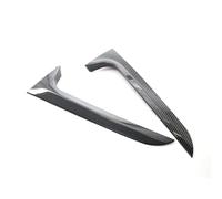 Side Spoilers For A6 C7 Travel Edition For Allroad 2012 2013 2014 2015 2016 2017 2018 Car Rear Window Side Spoiler ABS Gloss Black Rear Canard Splitter Accessories(Carbon Fiber Gloss)