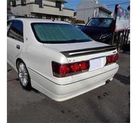 Side Spoilers For Toyota For Crown Atelete V 2000 2001 2002 2003 2004 ABS Spoiler With LED Lights Rear Wing Glossy Black Or White Car Accessories(Glossy Black)