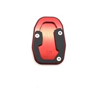 Side Stand Assembly Compatible With DUCATI For DESERT X 2022 2023 Red Enlarger Kickstand Enlarge Plate Pad CNC Aluminum Accessories