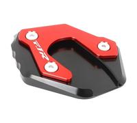 Side Stand Enlarge Kickstand For Yamaha FJR1300 2001-2019 Motorcycle Sidestand Extension Pad Support Plate(Rosso)