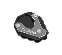 Side Stand Enlarge Motocycle Side Stand Foot For H&onda For CBR650F CL500 300 Silver Wing GT 400 600 2001-2024 Extension Support Plate Pad Extension Pad(Titanium3)